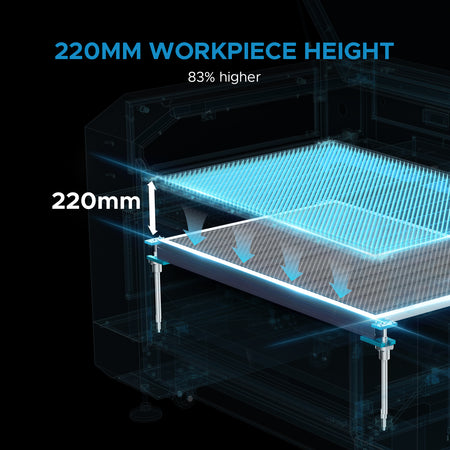 90W CO2 Laser Cutter and Engraver with 900x600mm Engraving Area with Auto Focus| Pronto 40