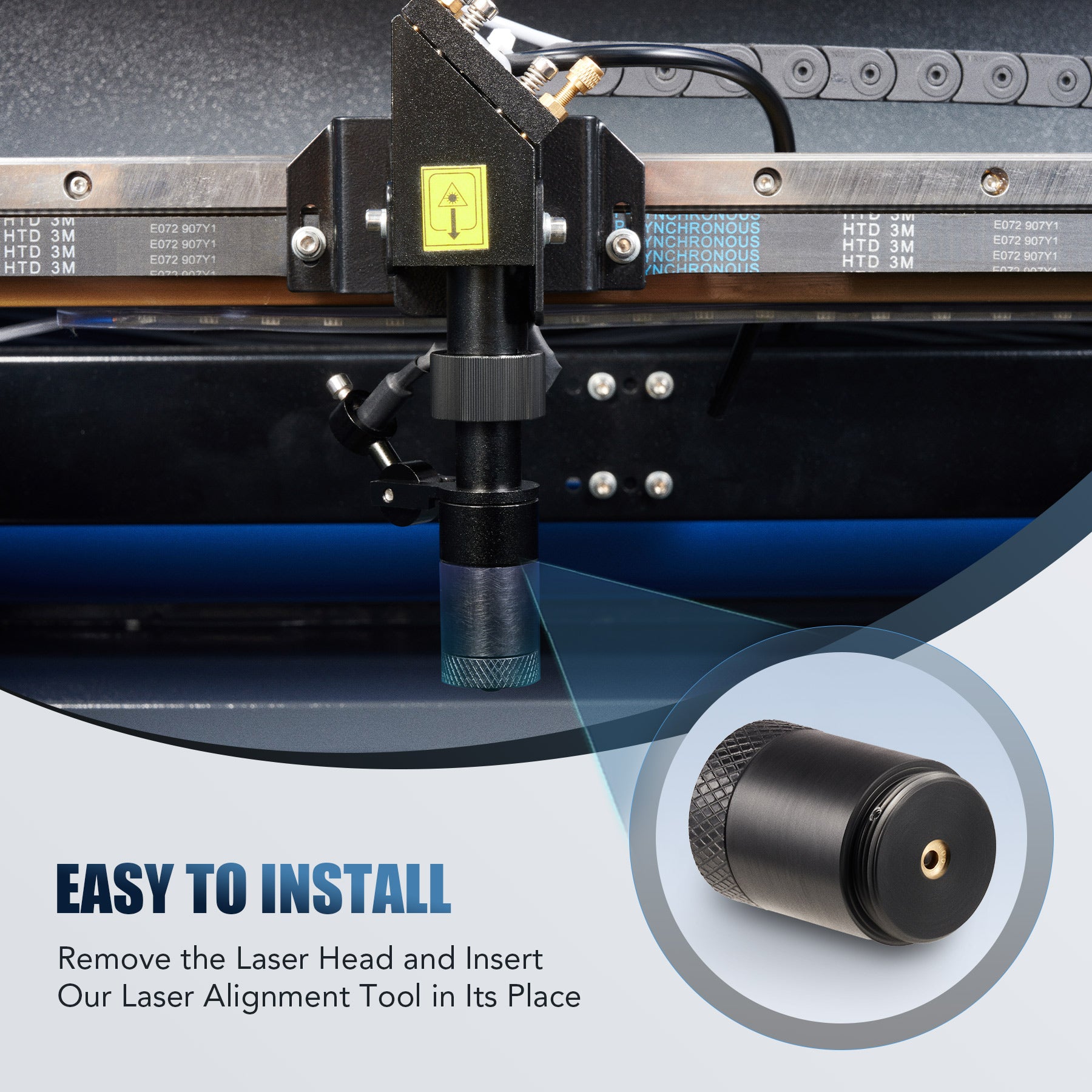 Laser Alignment Aid Tool for CO2 Laser Engravers and Cutters | LMA-TZGL