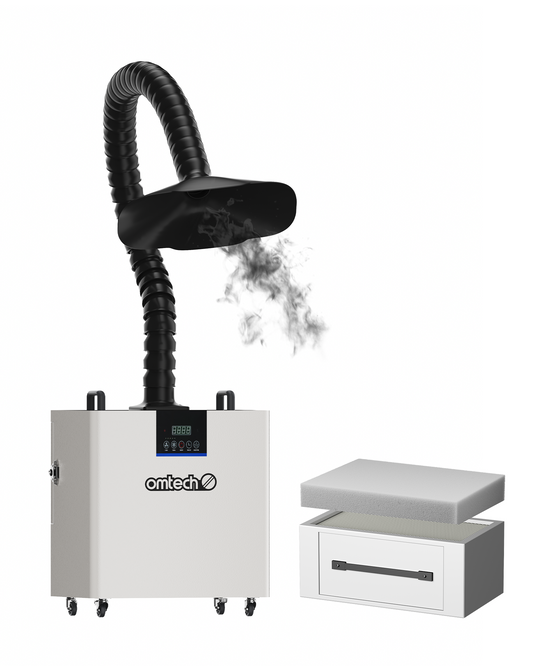 300W Fume Extractor 4 Stage Smoke Absorber for Laser Engraver & Cutter | LSP-0300
