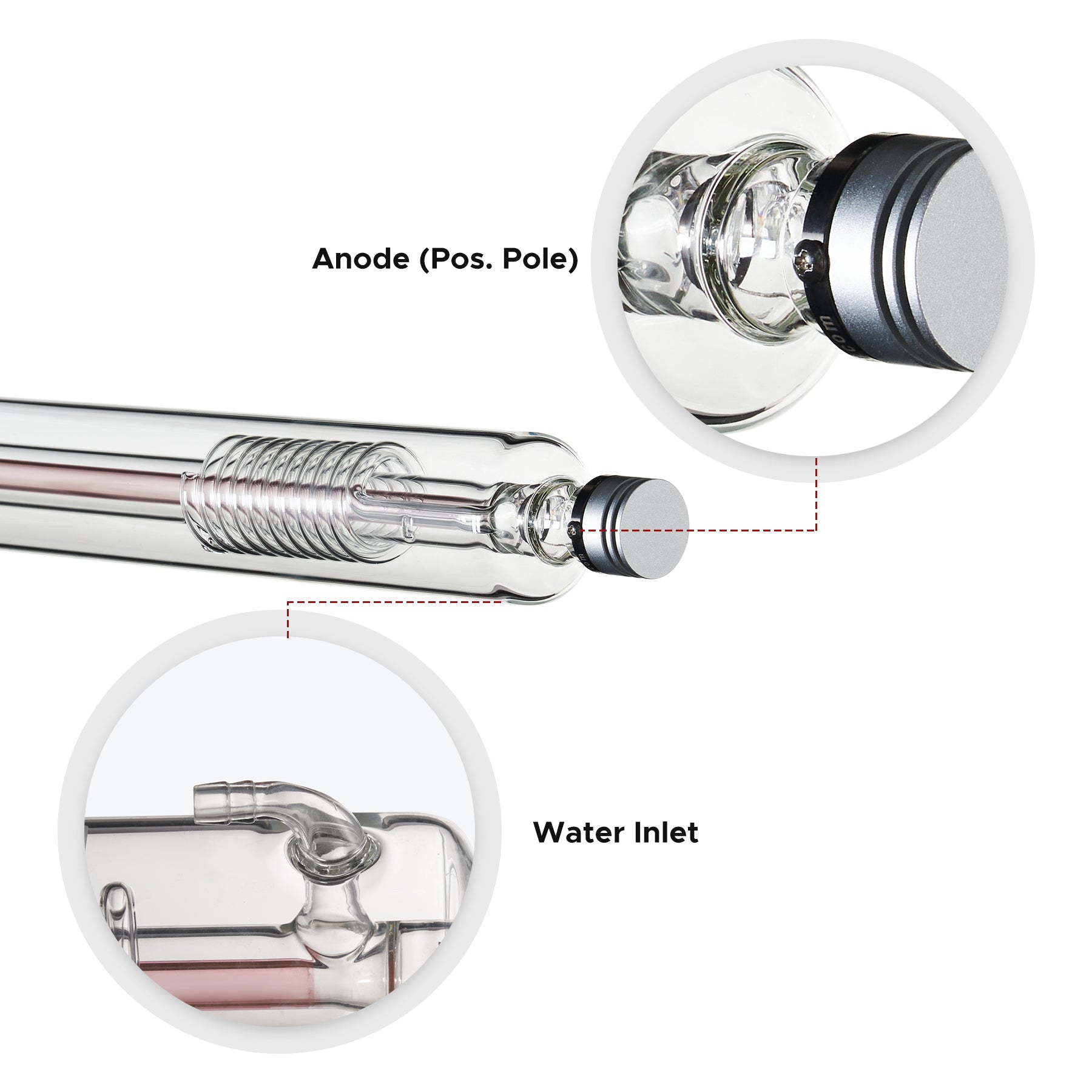 90W CO2 Laser Tube for Laser Engraving Machines & Cutters | YL-90