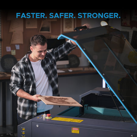 90W CO2 Laser Cutter and Engraver with 900x600mm Engraving Area with Auto Focus| Pronto 40