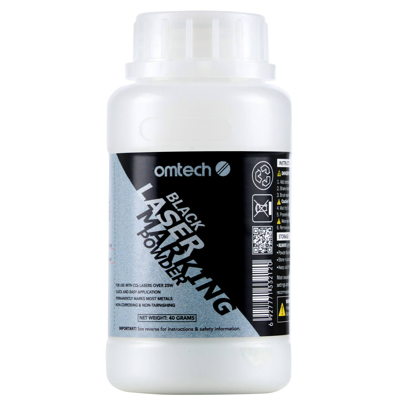 Laser Marking Powder for Metal Marking with CO2 Laser Engraving Machines