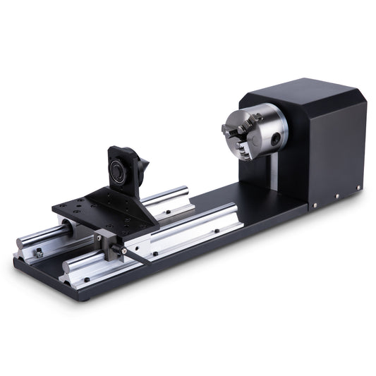 Rotary Axis with Jaw Chuck for 50W and up CO2 Laser Engraver | LRA-KP58