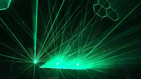 Fiber laser wave length green laser