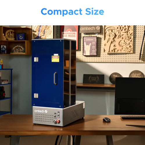 OMTech Fiber Laser Marking Machine with Autofocus