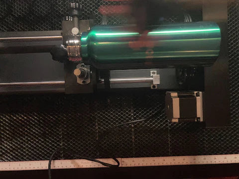 Completing Your Laser Rotary Attachment DIY Metal Tumbler Engraving