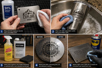 3 methods to clean laser engraved metal