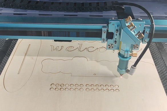 How to Make Laser Cut Wooden LED Welcome Signs