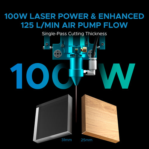 OMTech 100w CO2 Laser cutter