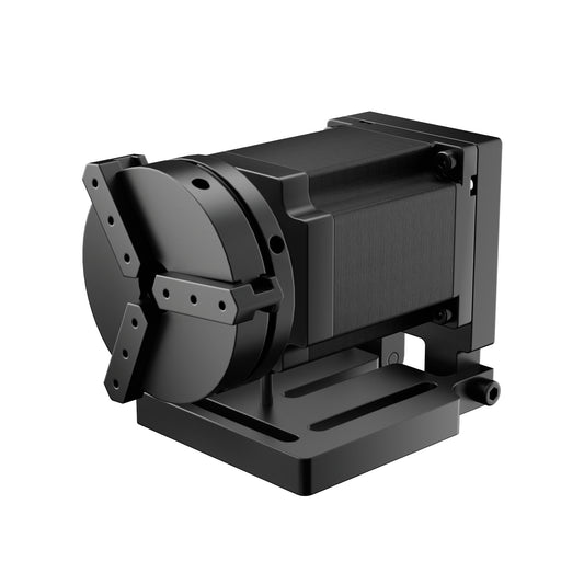 70mm Rotary Axis Attachment for MOPA and Fibre Laser Engraver with 3 Jaw Rotary Chuck | LRA-MN70