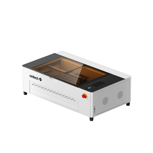 OMTech Polar 2 Desktop CO2 Laser Engraver and Cutter（70W Glass）