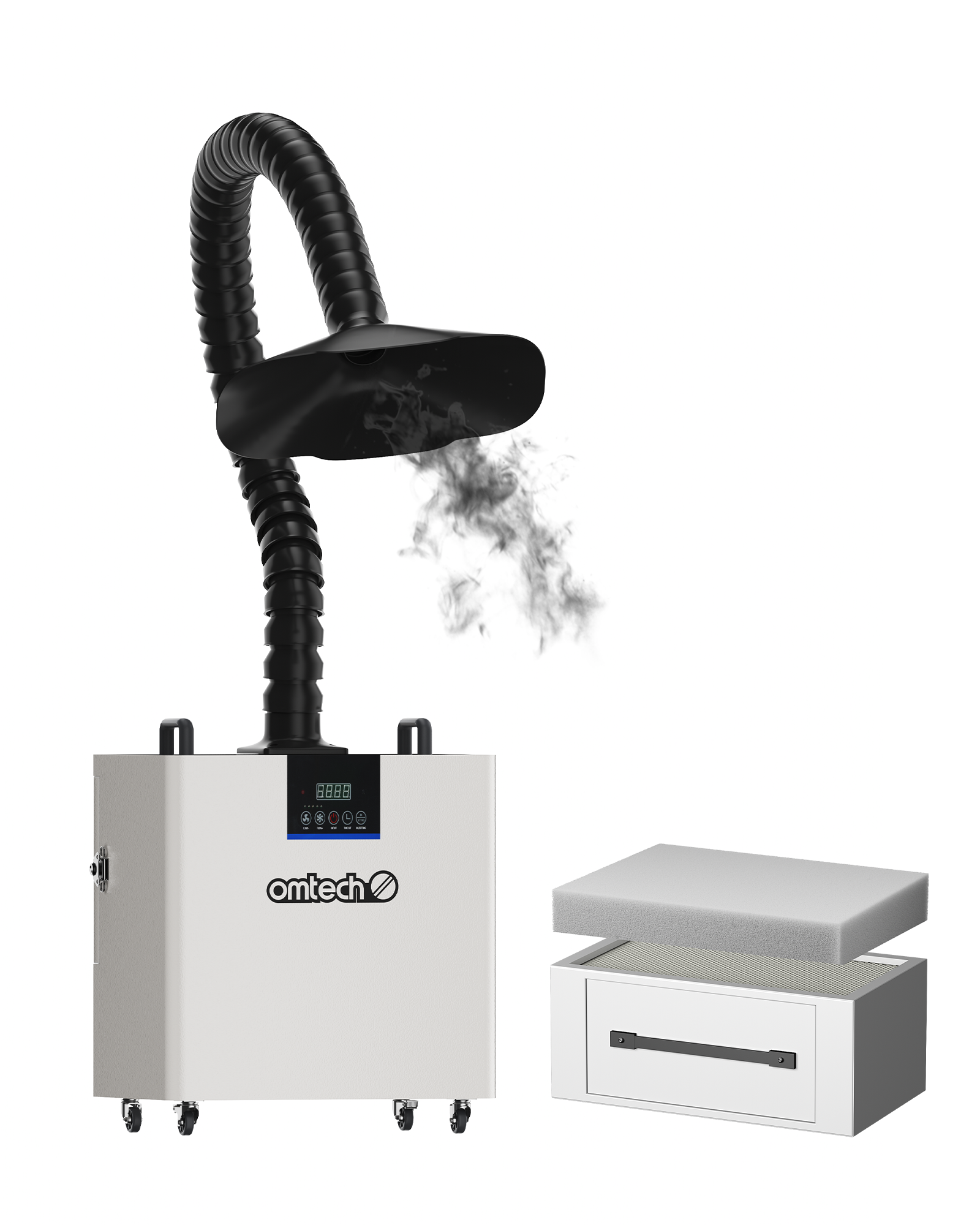 300W Fume Extractor 4 Stage Smoke Absorber for Laser Engraver & Cutter | LSP-0300