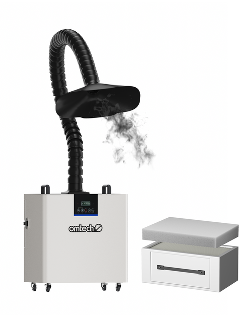 300W Fume Extractor 4 Stage Smoke Absorber for Laser Engraver & Cutter | LSP-0300