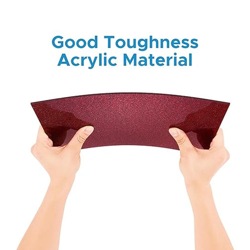 6-Pack Glitter Acrylic Sheets – 8