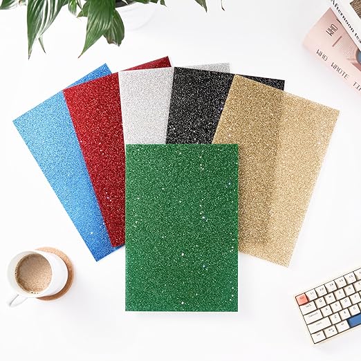 6-Pack Glitter Acrylic Sheets – 8