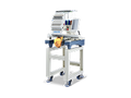 Woodworking machine on a stand with a clear background