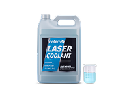 GlycolTech Laser Coolant container with smaller bottle on a white background