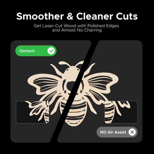 OMTech Smart High-Low Pressure Airway Module for CO2 Laser Engravers and Cutters