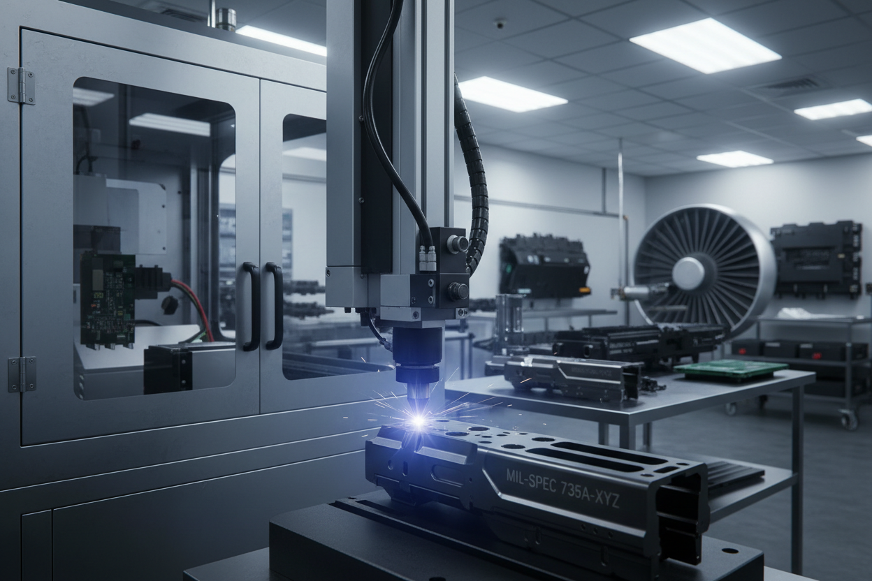 laser engraving in the military defense industry