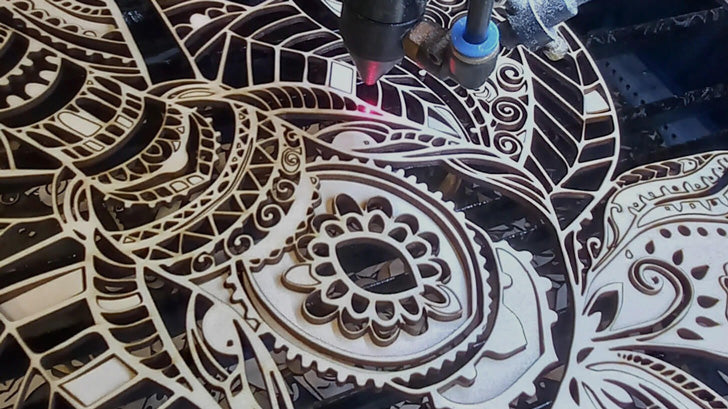 wood engraving work by yohan